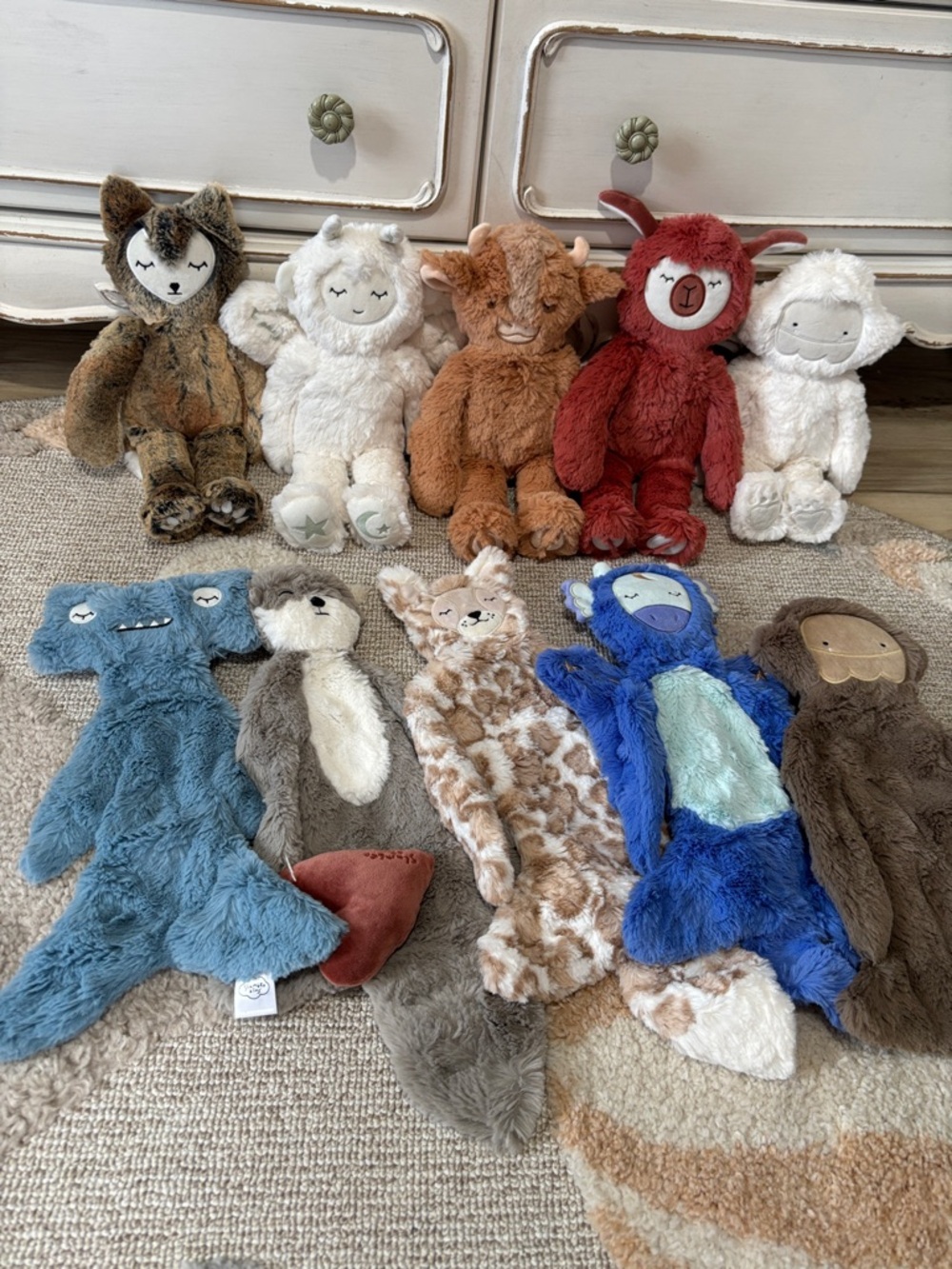 Slumberkins Plush Kins & Snugglers Lot - Feelings Stuffed Animals